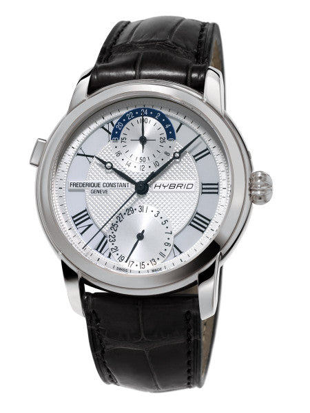 Frederique Constant FC-750MC4H6 Classic Hybrid Manufacture Silver Dial