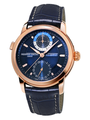 Frederique Constant FC-750N4H4 Classic Hybrid Manufacture Rose Gold Blue Dial