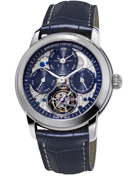 Frederique Constant FC-975N4H6 Classic Tourbillon Perpetual Calendar Manufacture Blue Accent