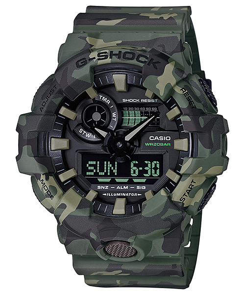 G-Shock Ana/Digital Camo Series GA-700CM-3A