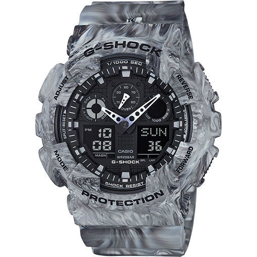 Casio G-Shock Ana-Digital 3 Eye Marble GA100MM-8A