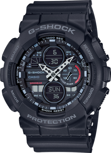 G-Shock GA140-1A1 Ana-Digi 3-Eye 2019 Black