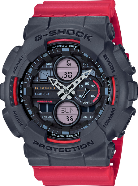 G-Shock GA140-4A Ana-Digi 3-Eye 2019 Red