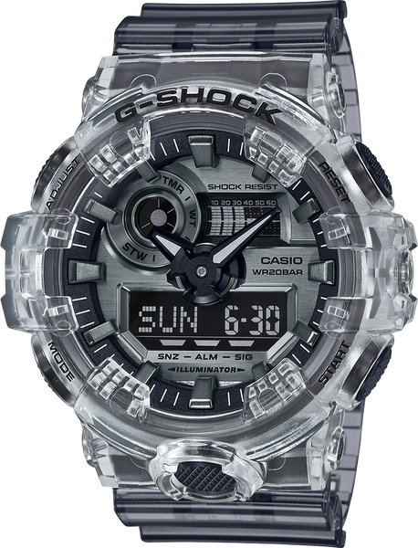 Casio G-Shock GA700SK-1A Ana-Digital Transparent Metallic Tone // Pre-owned