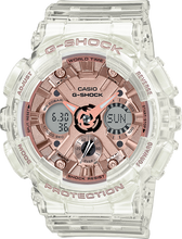 G-Shock GMAS120SR-7A Rose Gold Transparent