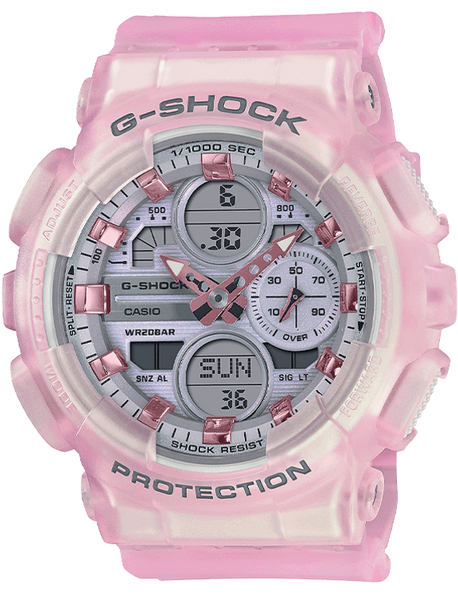 G-Shock GMAS140NP-4A Neo-Punk Pink Semi-Transparent Ladies Piece