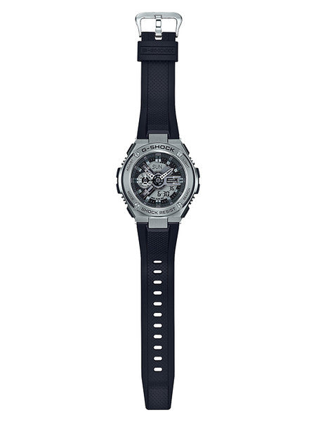 G-Shock G-Steel Black and Stainless Steel GST410-1A