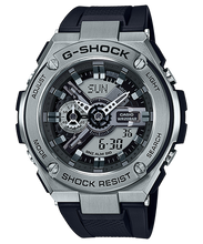 G-Shock G-Steel Black and Stainless Steel GST410-1A