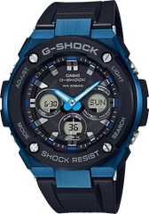 G-Shock G-Steel Black and Blue GSTS300G-1A2