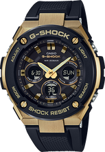 G-Shock G-Steel Black and Gold GSTS300G-1A9