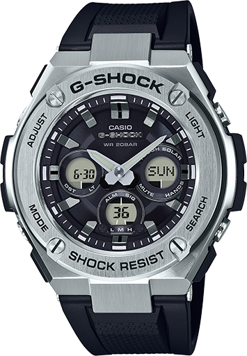 G-Shock G-Steel Black and Stainless Steel GSTS310-1A