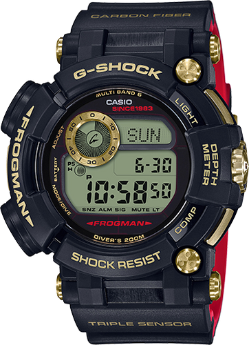 G Shock Frogman Gold Tornado 35th Anniversary Limited Edition GWF D103 Arizona Fine Time