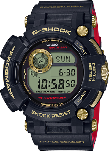 G-Shock Frogman Gold Tornado 35th Anniversary Limited Edition GWF-D1035B-1CR