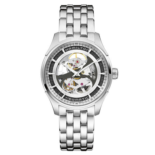 HAMILTON JAZZMASTER VIEWMATIC SKELETON GENT AUTO H42555151
