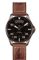 Hamilton KHAKI AVIATION PILOT AUTO DAY DATE-H64605531