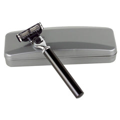 Hirsh Luxury Razor - Black Resin with Aluminum Core - Gillette Mach 3