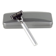 Hirsh Luxury Razor - Silver Resin with Aluminum Core - Gillette Mach 3