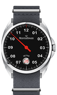 MeisterSinger Metris Black Dial ME902