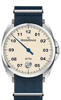 MeisterSinger Metris Ivory Dial ME903