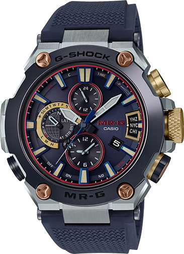 *New 2019* Casio G-Shock MR-G GPS Atomic Solar Hybrid Bluetooth MRGG2000RJ-2A Soft Fluoro-Rubber