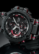 G-Shock MTGB1000XBD-1 MT-G Red Accent Carbon Fiber Bezel Smartphone Enabled Solar Watch