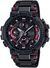 G-Shock MTGB1000XBD-1 MT-G Red Accent Carbon Fiber Bezel Smartphone Enabled Solar Watch