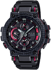 G-Shock MTGB1000XBD-1 MT-G Red Accent Carbon Fiber Bezel Smartphone Enabled Solar Watch