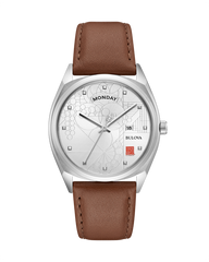 Bulova 96C138 May Basket Frank Lloyd Wright Inspired Watch