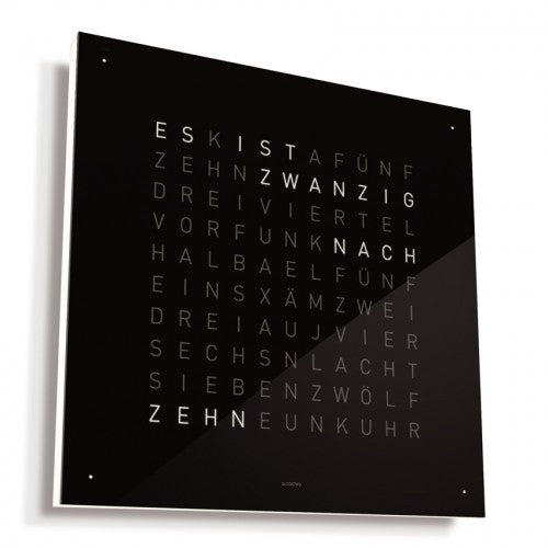 QLOCKTWO CLASSIC black ice tea (black)