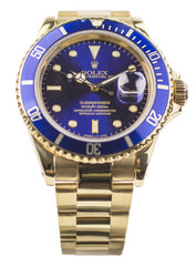 Rolex Submariner 18k Gold 16618 - Pre-Owned