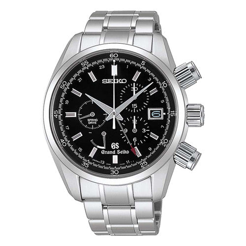 Seiko 43mm Men\'s Spring Drive Chronograph Black Watch SBGC003 (9R86-0AA0) Seiko Grand Seiko Spring Drive 9R86-0AA0 SBGC003 Black 43mm  main image 4