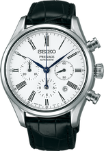 Seiko Presage SPQ023 Enamel Collection White Dial Chronograph