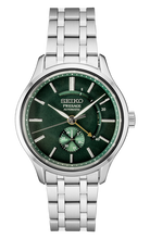 Seiko Presage SSA397 Green Dial Power Reserve