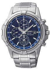 Seiko Men's Solar Alarm Chronograph SSC141
