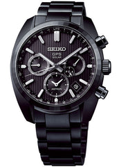 Seiko Astron SSH023 Limited Edition 50th Anniversary 1969 5x Series Dual Time Black Stainless Steel