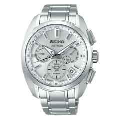 Seiko Astron SSH063 GPS Solar Silver Dial