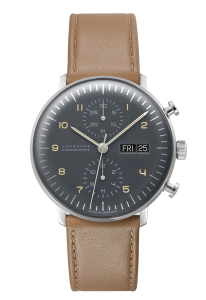 Junghans 27/4501.03 Max Bill Chronoscope English Date Gray Dial Automatic