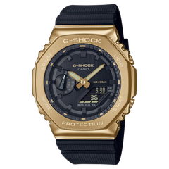 G-Shock GM2100G-1A9 Metal-Clad Casioak Gold Ana-Digi