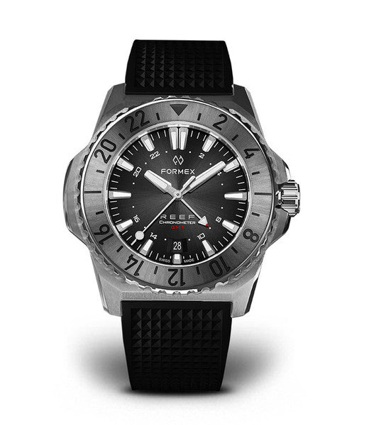 Formex 2202.1.5331.910 Reef GMT Automatic Chronometer 300m Black Silver