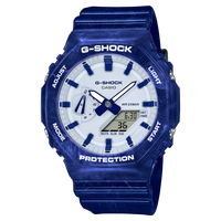 G-Shock GA2100BWP-2A Casioak Blue White Chinese Procelain