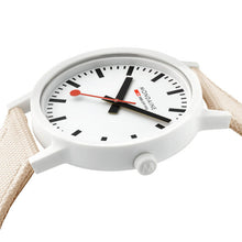 Mondaine MS1.41111.LT Sustainable Materials Large White Case Watch