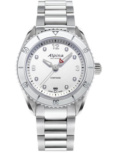 Alpina AL-240SD3C6B Alpiner Comtesse Sport Quartz Silver