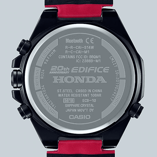 Casio G-Shock ECB10HR-1A Edifice Honda Racing 20th Anniversary