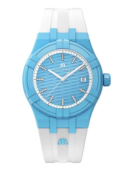 Maurice Lacroix AI2008-AAAA1-3A0-0 Aikon #tide Recycled Materials Diamonds Blue