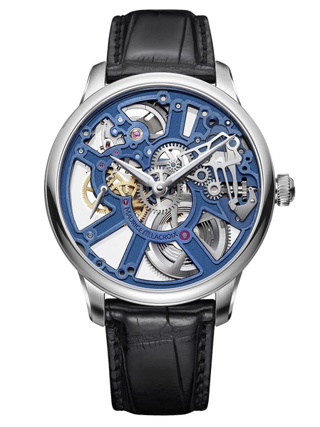 Maurice Lacroix MP7228-SS001-004-1 Masterpiece Skeleton Blue 43mm