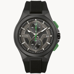 Bulova 98B381 Maquina Green Ion Plated Steel