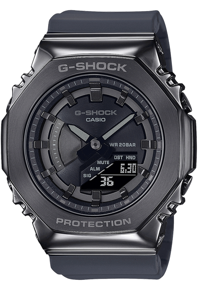 G-Shock GMS2100B-8A Mid-Size Metal Octo Casioak Black