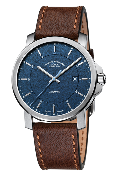 Muhle Glashutte M1-25-72-LB 29ER Casual Blue Textured Dial