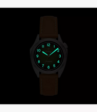 Zodiac ZO9713 Field Olympos Automatic Leather Green Dial