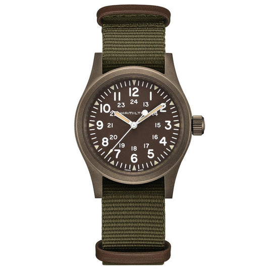 Hamilton H69449961 Khaki Mechanical Green Nato // Pre-Owned